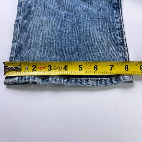 Hudson Womens Holly Crop Boot Cut Jeans Blue Stretch High Rise Pockets 29 New - Picture 8 of 12